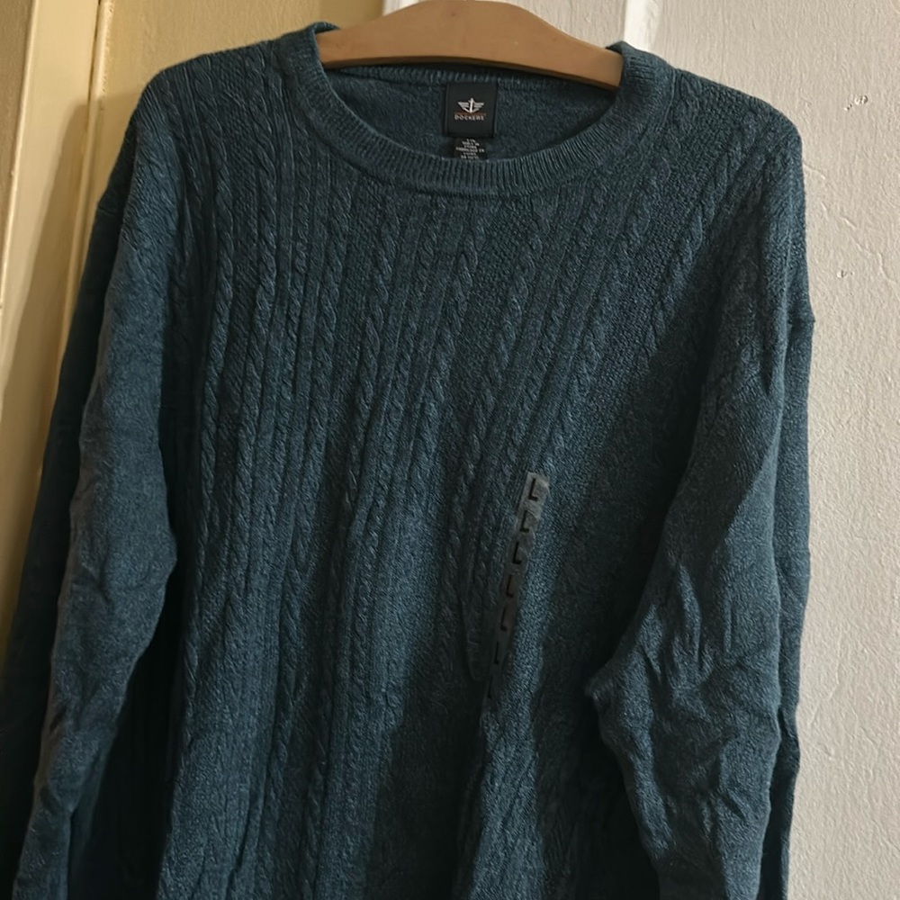 Dockers patterned crew neck sweater Men’s Large
